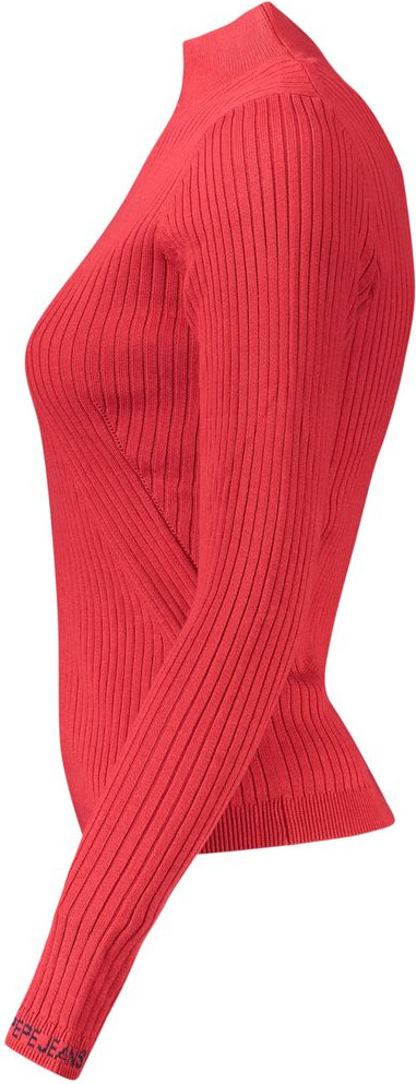 Red Cotton Women Sweater