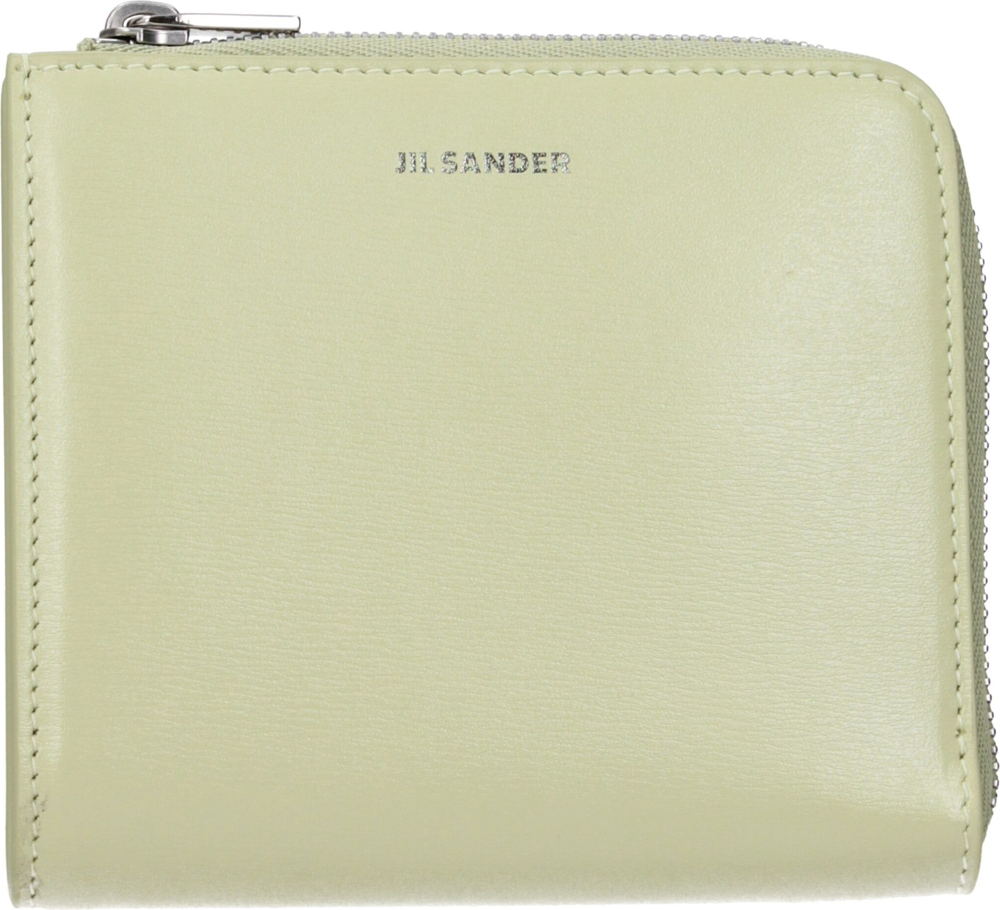 Wallet Jil Sander Green Leather Wallets