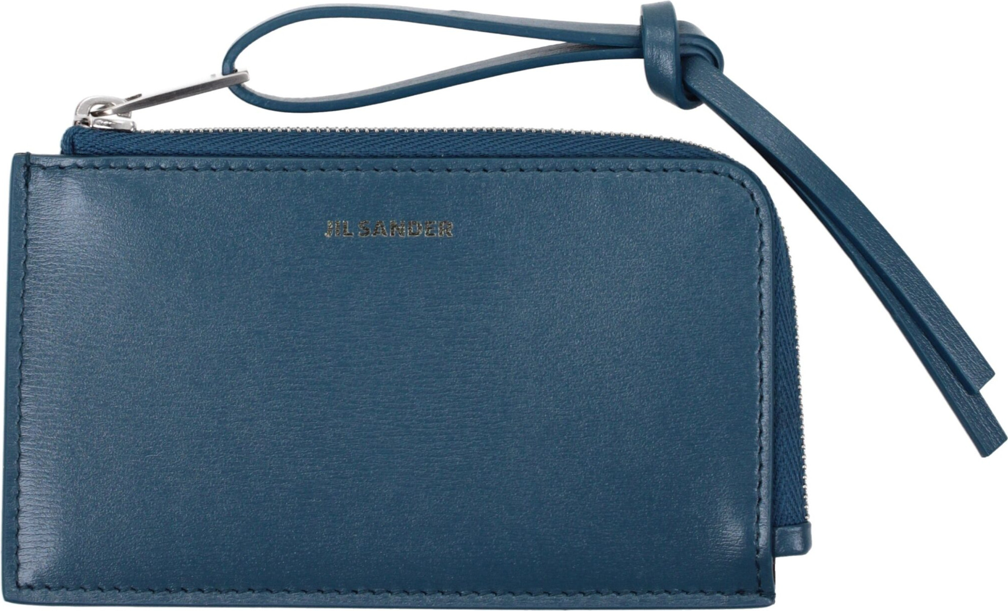 Wallet Jil Sander Blue Leather
