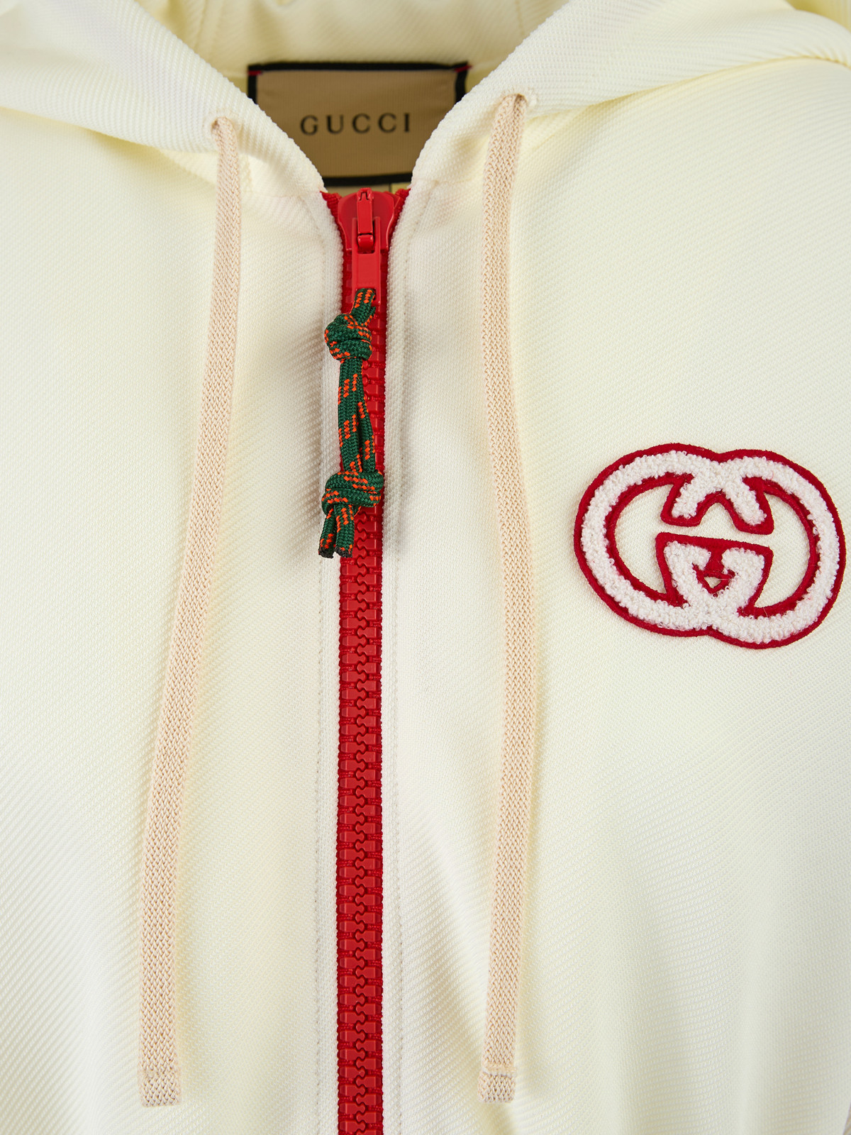 Костюм Gucci с капюшоном и логотипом из полиэстера