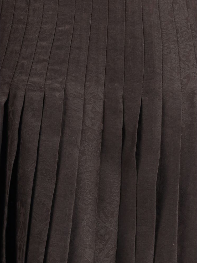 Jigarrang ipakdan tikilgan midi yubka Burberry