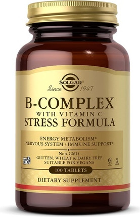 Tablets Solgar Vitamin B-Complex with Vitamin C
