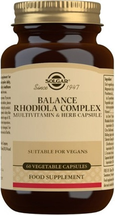 Solgar Balance Rhodiola Complex kapsulalari