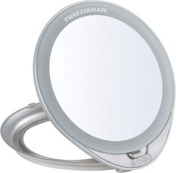 Cosmetic Mirror with LED Lighting Tweezerman
