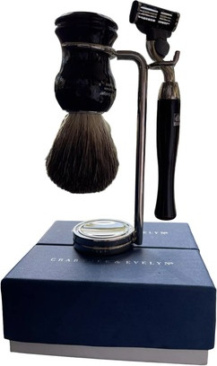 Shaving Razor Set with 5 Blades and Face Shaving Brush Crabtree & Evelyn