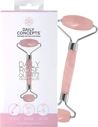 Facial Roller Daily Concepts Daily Rose Quartz Facial Roller