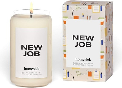 Scented Candle Homesick New Job Premium Scented Candle