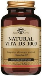 Supplement Solgar Natural Vita D3 1000 Bone & Joint Health