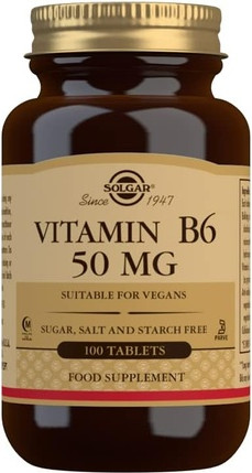 Tablets Solgar Vitamin B6 50mg Tablets