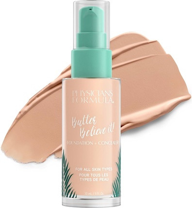 Foundation Physicians Formula Murumuru Butter Believe It! Foundation + Concealer with Butter for Radiant Glow Light