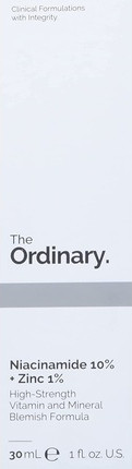 Сыворотка The Ordinary Ниацинамид 10% + Цинк 1%
