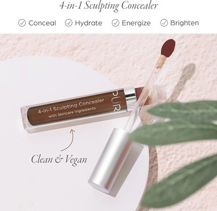 Concealer Pür Cosmetics Pur Push Up 4 In 1 Sculpting Concealer Medium to Full Coverage - Brightening