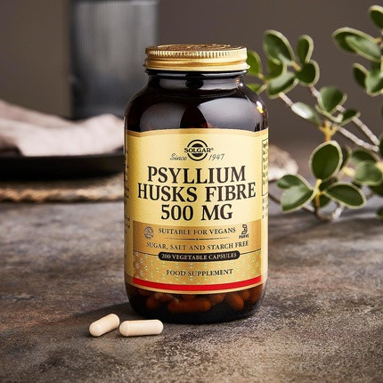 Vegetable Capsules Solgar Psyllium Husks Fibre
