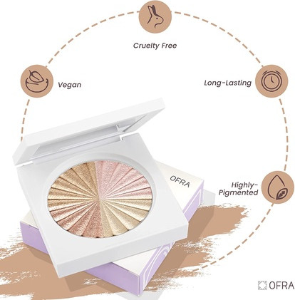Highlighter Palette Ofra Cosmetics All of the Lights