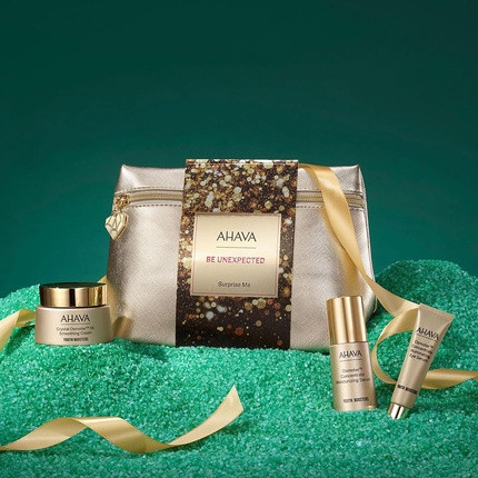 Pflegeset Ahava Surprise Me mit Osmoter Concentrate Feuchtigkeitsserum 30ml Crystal Osmoter x6 Glättende Creme 50ml Osmoter Concentrate Aufhellendes Augenserum 15ml