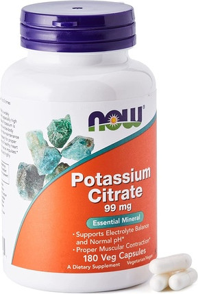 Capsules Now Foods Potassium Citrate