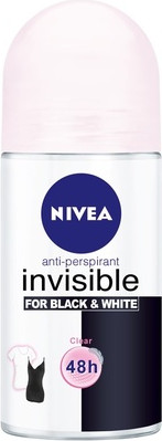 Antitranspirant Nivea Invisible For Black & White Clear Antitranspirant Roll-on