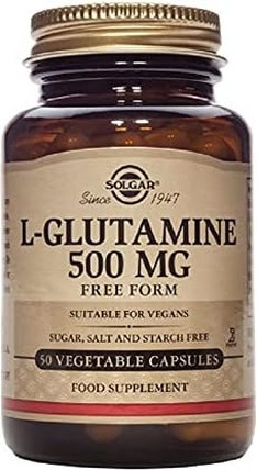 L-Glutamine 500mg Vegetable Capsules Solgar