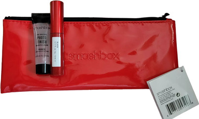 Set Smashbox Super Fan Volumizing Mascara Black, Photo Finish Smoothing Liquid Primer