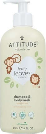 Hair and Body Wash Attitude Baby Leaves 2-in-1
