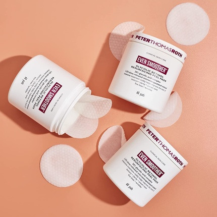 Resurfacing Peel Pads Peter Thomas Roth Even Smoother Glycolic Retinol