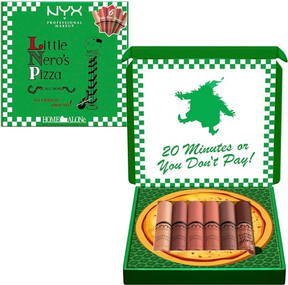 Lip Gloss Set NYX Professional Makeup Home Alone Butter Gloss Pizza Vault Nudes