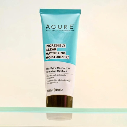 Moisturizer Acure Oil Control Facial Moisturizer with Lilac Stem Cells and 1% Chlorella Growth Factor
