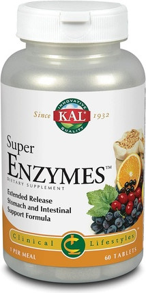 Super Enzymes 60 Tablets KAL