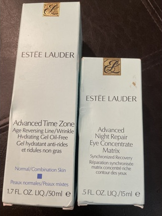 Hydrating Gel & Night Repair Eye Cream Estee Lauder Advanced Time Zone