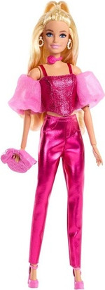Doll Barbie Deluxe Style Pink Corset Blonde Doll