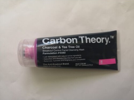 Cleansing Gel Carbon Theory Breakout Control Facial Wash Charcoal and Tea Tree