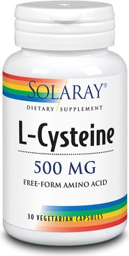 Solaray L-Cysteine 500 Mg 30 Caps