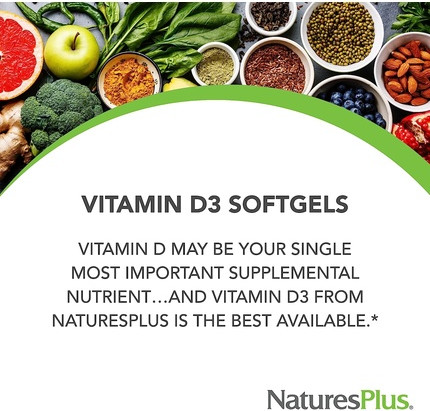 Vitamin Supplement Nature's Plus Bone Health Heart Health & Immune System Support