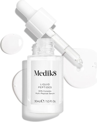 Сыворотка Medik8 Liquid Peptides 30% Мультипептидная Омолаживающая Сыворотка с Транспортом на Цель
