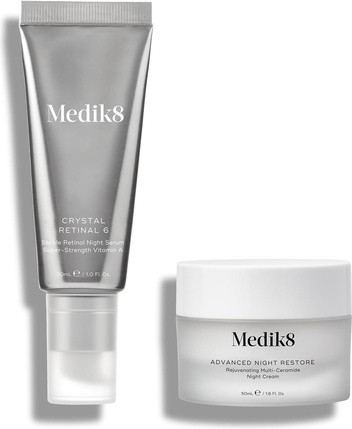 Night Cream Medik8 The Night Shift Crystal Retinal 6 and Advanced Night Restore
