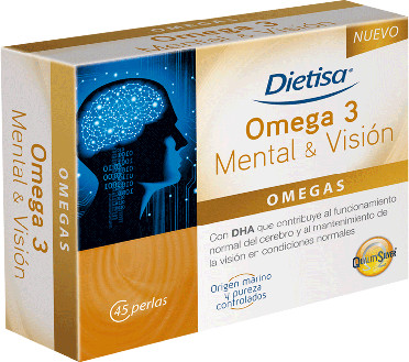 Dietisa Dietisa Omega 3 Perlen für Geist und Sehkraft
