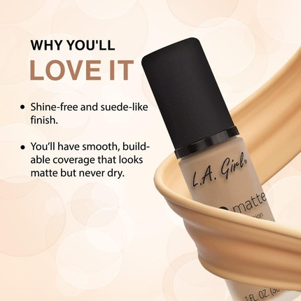Foundation L.A. Girl PRO Matte HD High-Declaration Long Wear Foundation