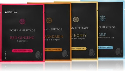 Sheet Mask Set Korika Korean Heritage Sheet Mask Set