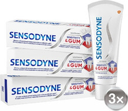 Зубная паста Sensodyne Sensitivity Gum Whitening Trio