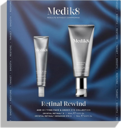 Коллекция Medik8 Retinal Rewind для борьбы с признаками старения для лица и области под глазами
