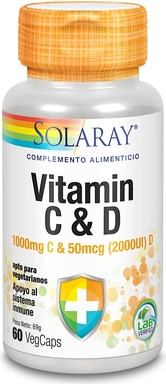 Gemüsekapseln Solaray Vitamin Serum