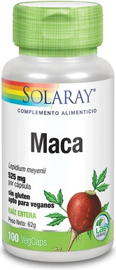 Herbal Supplement Solaray Maca