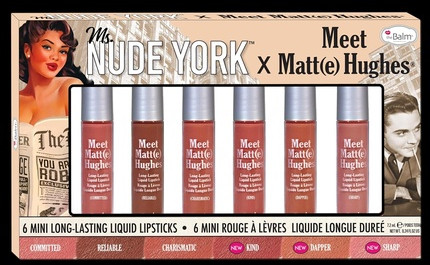 Lipstick Set Thebalm Meet Matte Hughes