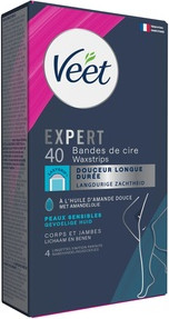 Cold Wax Strips Veet Expert Legs Sensitive Skin