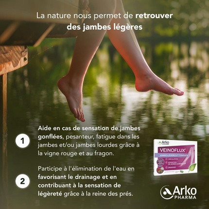 Nahrungsergänzungsmittel Arko Pharma Veinoflux