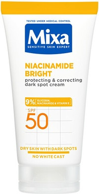 Mixa Protective And Correcting Dunkle Flecken Creme LSF 50