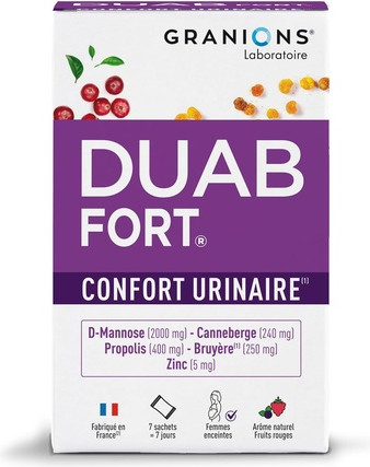 Granions Urinary Comfort Nahrungsergänzungsmittel mit Cranberry, Propolis und Heidekraut
