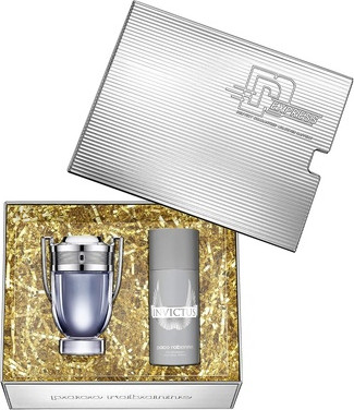 Eau de Toilette and Deodorant Spray Fragrance Set Paco Rabanne Invictus