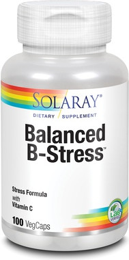 Vitamin Supplement Solaray Nutritionally Balanced B Stress