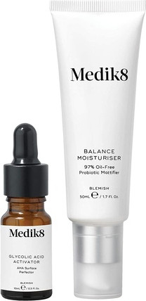 Face Cream Medik8 Balance Moisturiser with Glycolic Acid Activator